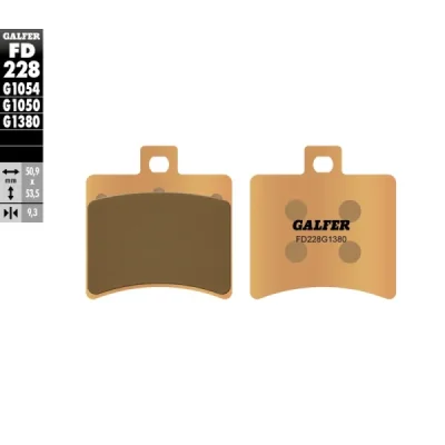 Klocki hamulcowe Galfer KH 298 (FD228G1380) Klocki hamulcowe Galfer KH 298 (FD228G1380)