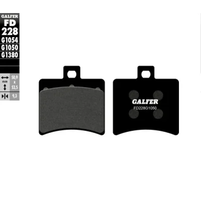 Klocki hamulcowe Galfer KH 298 (FD228G1050) Klocki hamulcowe Galfer KH 298 (FD228G1050)