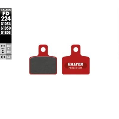 Klocki hamulcowe Galfer KH 351 FD224G1805 - FD224G1805 Klocki hamulcowe Galfer KH 351 FD224G1805 - FD224G1805