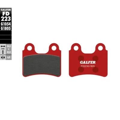 Klocki hamulcowe Galfer KH 303 (FD223G1805) Klocki hamulcowe Galfer KH 303 (FD223G1805)