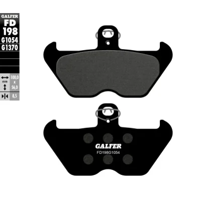 Klocki hamulcowe Galfer KH 407 / KH246 (FD198G1054) Klocki hamulcowe Galfer KH 407 / KH246 (FD198G1054)