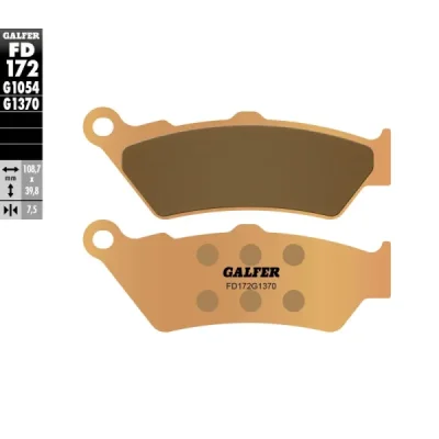 Klocki hamulcowe Galfer KH 209 FD172G1370 - FD172G1370 Klocki hamulcowe Galfer KH 209 FD172G1370 - FD172G1370