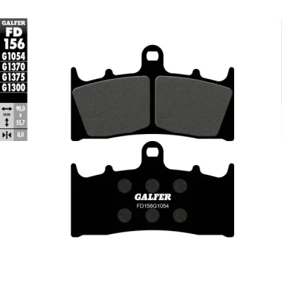 Klocki hamulcowe Galfer KH 188 (FD156G1054) Klocki hamulcowe Galfer KH 188 (FD156G1054)