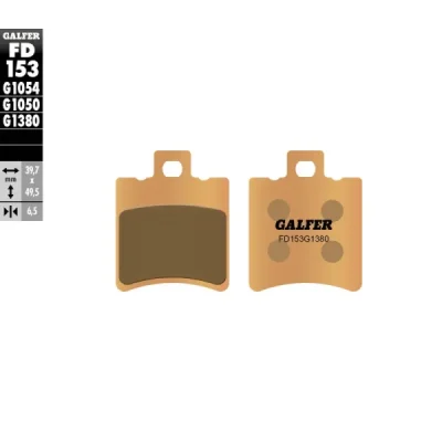 Klocki hamulcowe Galfer KH 193 FD153G1380 - FD153G1380 Klocki hamulcowe Galfer KH 193 FD153G1380 - FD153G1380
