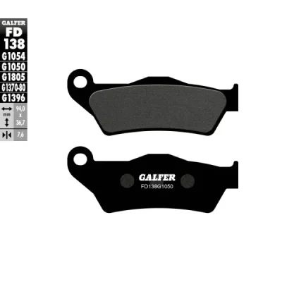 Klocki hamulcowe Galfer KH 181 (FD138G1050) Klocki hamulcowe Galfer KH 181 (FD138G1050)