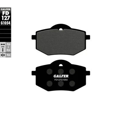 Klocki hamulcowe Galfer KH 136 FD127G1054 - FD127G1054