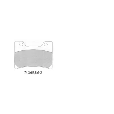 Klocki hamulcowe Galfer KH 160  (FD121G1651)