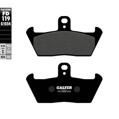 Klocki hamulcowe Galfer KH 163  (FD119G1054)