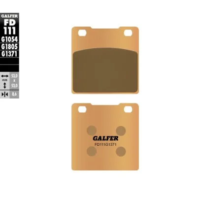 Klocki hamulcowe Galfer KH 63 / KH161 (FD111G1371) Klocki hamulcowe Galfer KH 63 / KH161 (FD111G1371)