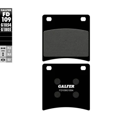 Klocki hamulcowe Galfer KH 146  (FD109G1054)