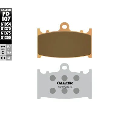 Klocki hamulcowe Galfer KH 158  (FD107G1375)