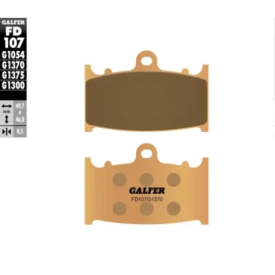 Klocki hamulcowe Galfer KH 158  (FD107G1370)
