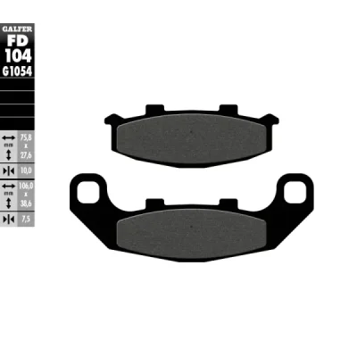 Klocki hamulcowe Galfer KH 141  (FD104G1054)