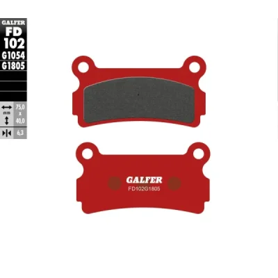 Klocki hamulcowe Galfer KH 164 (FD102G1805) Klocki hamulcowe Galfer KH 164 (FD102G1805)