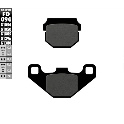 Klocki hamulcowe Galfer KH 83  (FD094G1054)