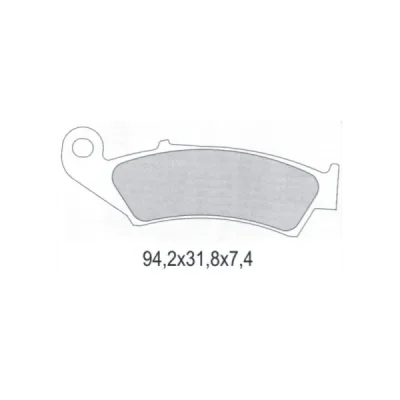 Klocki hamulcowe Galfer KH 125  (FD092G1651)