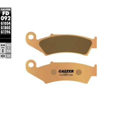Klocki hamulcowe Galfer KH 125  (FD092G1396)
