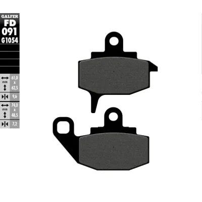 Klocki hamulcowe Galfer KH 130  (FD091G1054)