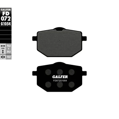 Klocki hamulcowe Galfer KH 118  (FD072G1054)