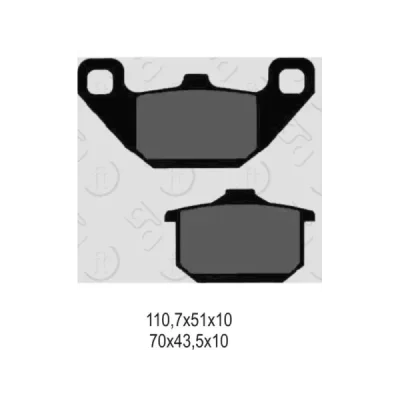 Klocki hamulcowe Galfer KH 85  (FD062G1651)