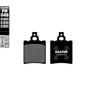 Klocki hamulcowe Galfer KH 60 KH337 (FD048G1054) Klocki hamulcowe Galfer KH 60 KH337 (FD048G1054)