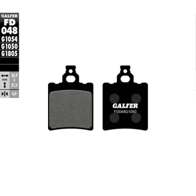Klocki hamulcowe Galfer KH 60 KH337 (FD048G1050) Klocki hamulcowe Galfer KH 60 KH337 (FD048G1050)