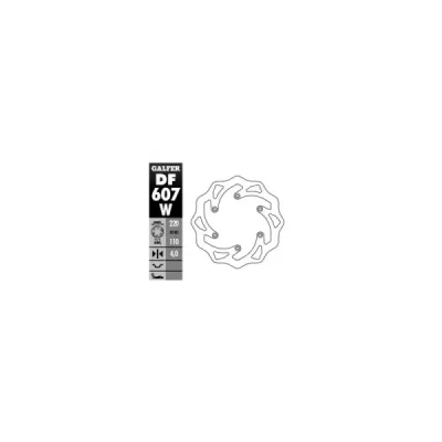 Tarcza hamulcowa Galfer tył KTM SX EXC LC4 WAWE (DF607W)