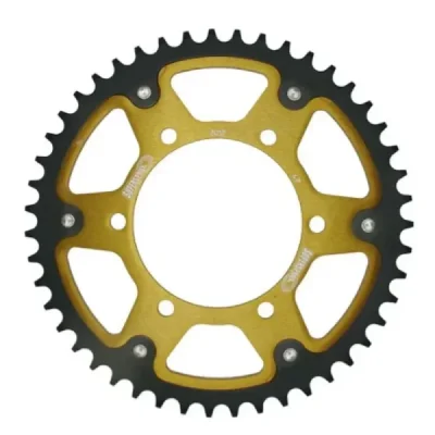 Zębatka tylna Stealth stalowo-aluminiowa 45 pasuje do Kawasaki ZZR 600 90-92, Suzuki GSXR 750 SRAD 96-97 - SUPERSPROX