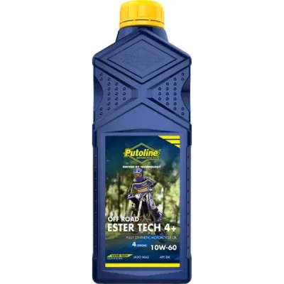 Olej silnikowy 4T Ester Tech Off Road 4+ 10W60 1L - Putoline