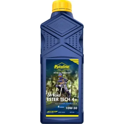 Olej silnikowy Ester Tech 4+ 10W50 off road 1L - Putoline Olej silnikowy Ester Tech 4+ 10W50 off road 1L - Putoline
