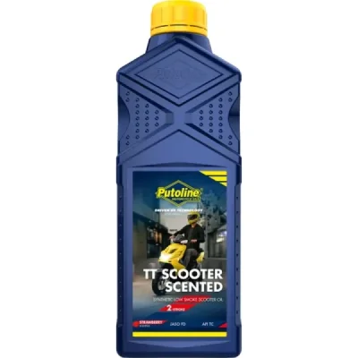Olej silnikowy do mieszanki TT Scooter scented 1L truskawka - Putoline Olej silnikowy do mieszanki TT Scooter scented 1L truskawka - Putoline