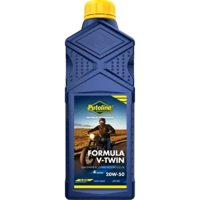 Olej silnikowy 4T Formula V-Twin 20W50 1L - Putoline Olej silnikowy 4T Formula V-Twin 20W50 1L - Putoline