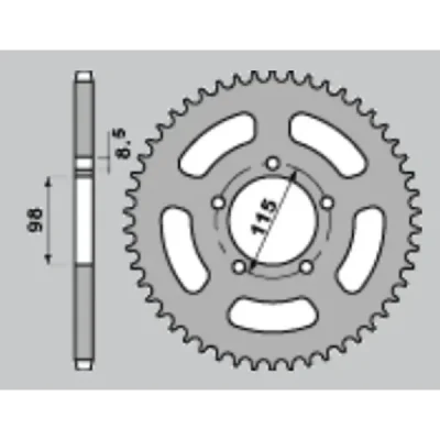 Pbr Zębatka Tylna 893 60 C45 Ktm Sx 60/65 (Łańc.420) (Jtr894.60) Pbr Zębatka Tylna 893 60 C45 Ktm Sx 60/65 (Łańc.420) (Jtr894.60)