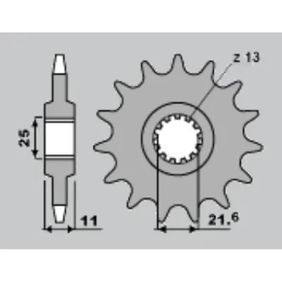 Zębatka przód stalowa PBR 442 17Z rozmiar 532 JTF584-17 - 4421718NC Zębatka przód stalowa PBR 442 17Z rozmiar 532 JTF584-17 - 4421718NC