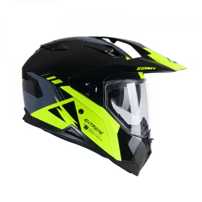 Kask dual adventure Extreme Neon Yellow czarny/szary/żółty M (57-58 cm) - Kenny Racing Kask dual adventure Extreme Neon Yellow czarny/szary/żółty M (57-58 cm) - Kenny Racing