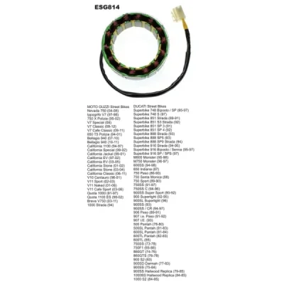 Stator iskrownik, stojan alternatora, Electrosport ESG814 Stator iskrownik, stojan alternatora, Electrosport ESG814