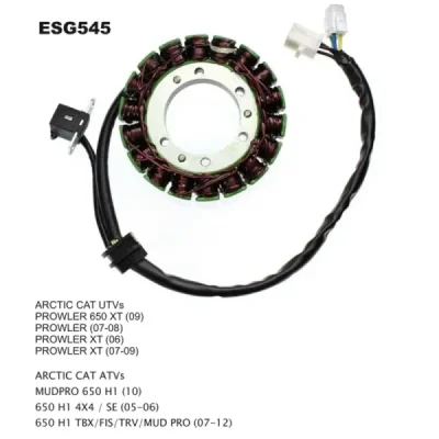 Electrosport Uzwojenie Alternatora (Stator) Arctic Cat 650 H1 (06-) (0802-037) Electrosport Uzwojenie Alternatora (Stator) Arctic Cat 650 H1 (06-) (0802-037)