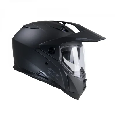 Kask dual adventure Extreme Solid matt black czarny L (59-60 cm) - Kenny Racing