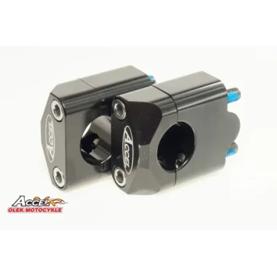 Accel Mocowanie/Podwyżki Kierownicy (Dół-22,2/Góra-22,2Mm) Wys. 35Mm Czarny (Bm-09Bk22/22)
