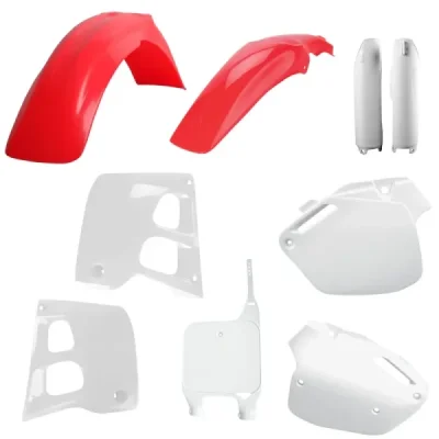 Zestaw plastików Body Kit Polisport Honda CR 125 91-92 CR 250 90-91 biało czerwone (91326)