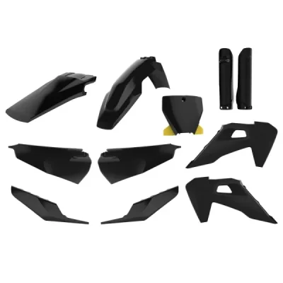 Zestaw plastików Body Kit Polisport Husqvarna TC FC TPI 19-22 czarny (91122) Zestaw plastików Body Kit Polisport Husqvarna TC FC TPI 19-22 czarny (91122)