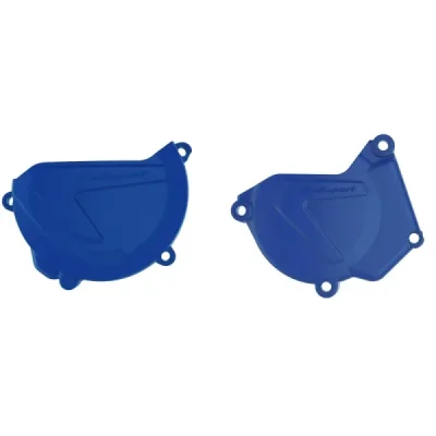Zestaw osłon sprzęgła i zapłonu Polisport Yamaha YZ 250 05-23 niebieski (90940)