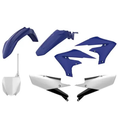 Zestaw plastików Body Kit Polisport niebieski98 biały czarny (90766)
