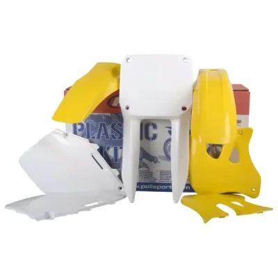 Zestaw plastików Body Kit Polisport żółty biały (90093) Zestaw plastików Body Kit Polisport żółty biały (90093)