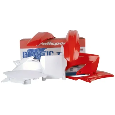 Zestaw plastików Body Kit Polisport czerwono biały (90082) Zestaw plastików Body Kit Polisport czerwono biały (90082)