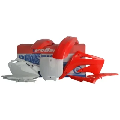 Zestaw plastików Body Kit Polisport Honda CR 85R 03-07 OEM biało czerwony (90078) Zestaw plastików Body Kit Polisport Honda CR 85R 03-07 OEM biało czerwony (90078)
