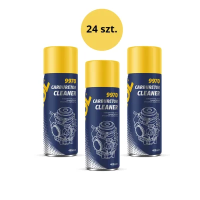 Carburetor cleaner 400 ml - spray do czyszczenia gaźnika (9970) - 24 szt. - Mannol Carburetor cleaner 400 ml - spray do czyszczenia gaźnika (9970) - 24 szt. - Mannol