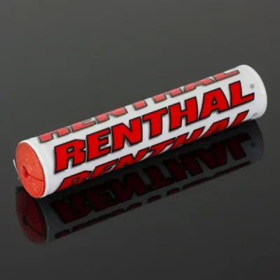 Gąbka na kierownicę SX Pad biało-czerwona 240mm z logo Renthal - RENTHAL Gąbka na kierownicę SX Pad biało-czerwona 240mm z logo Renthal - RENTHAL