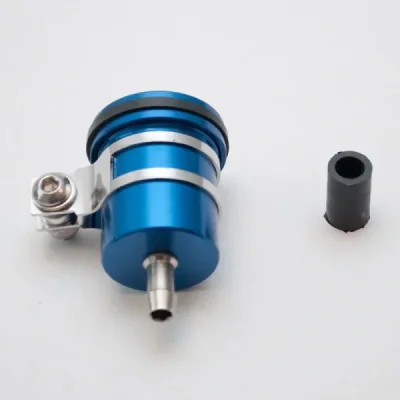 Zbiornik płynu hamulcowego tył aluminiowy Accel niebieski (BFT01BL) Zbiornik płynu hamulcowego tył aluminiowy Accel niebieski (BFT01BL)