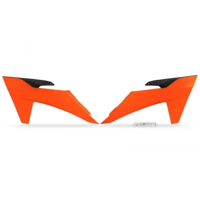 Osłony chłodnicy UFO KTM SX-F 250 350 450 SX 125 250 300 2023 pomarańczowy fluo (KT05011FFLU)